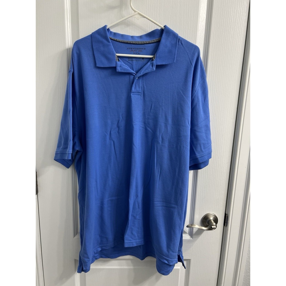 Saddlebred Perfect Polo Big & Tall 2XLT Blue